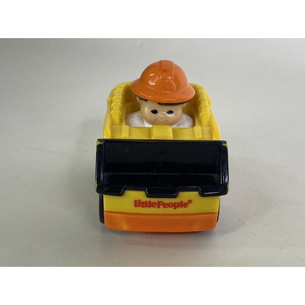 2009 Mattel Fisher Price Little People Construction Dump Truck Wheelies Toy